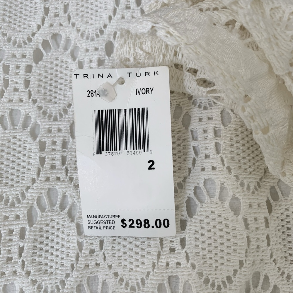 Trina Turk Crotchet bell sleeve dress - Picture 3 of 3